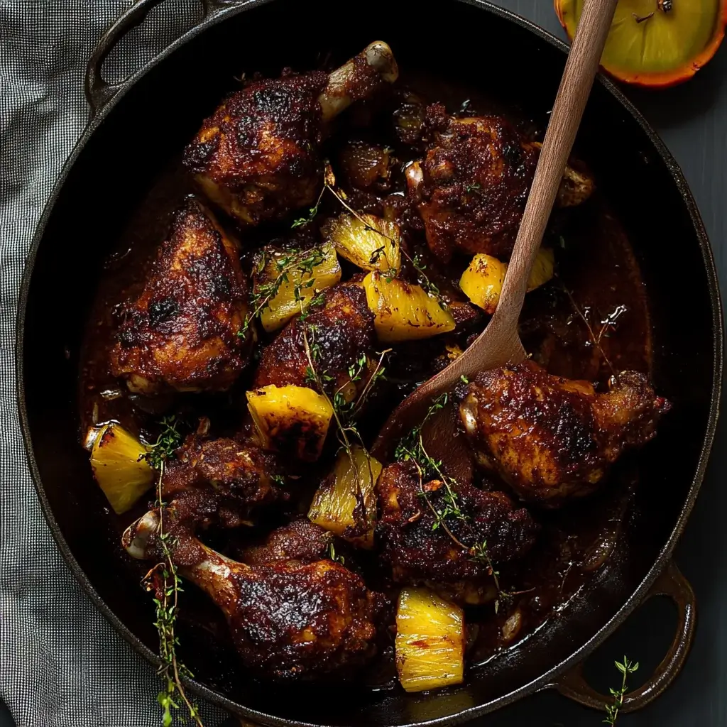 Baked Jamaican Pineapple Jerk Chicken is a must-try!