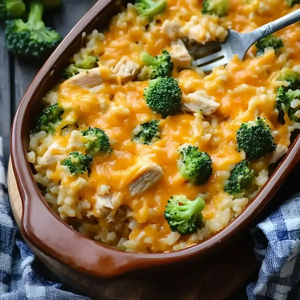 Cheesy Chicken Broccoli Rice Casserole: A Must-Try Delight!