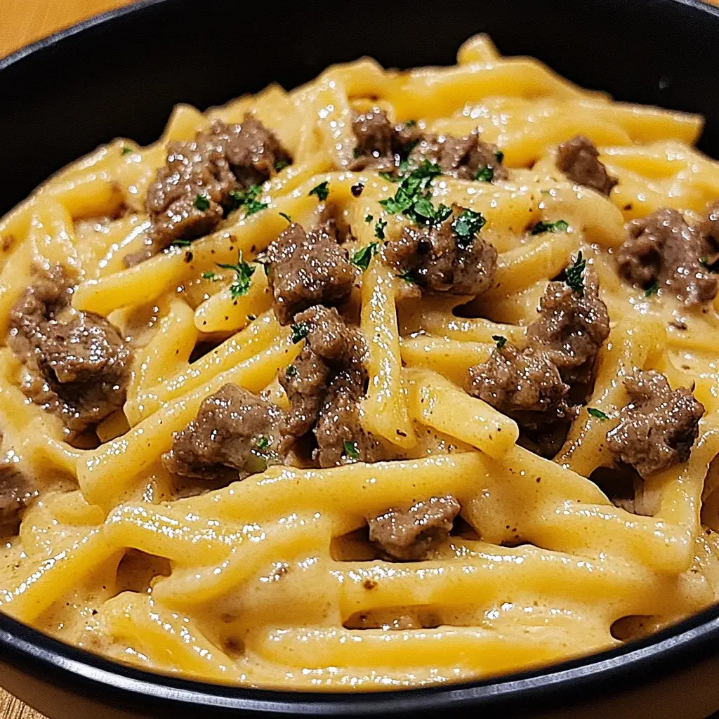 Creamy Garlic Butter Beef Pasta: A Must-Try Recipe!