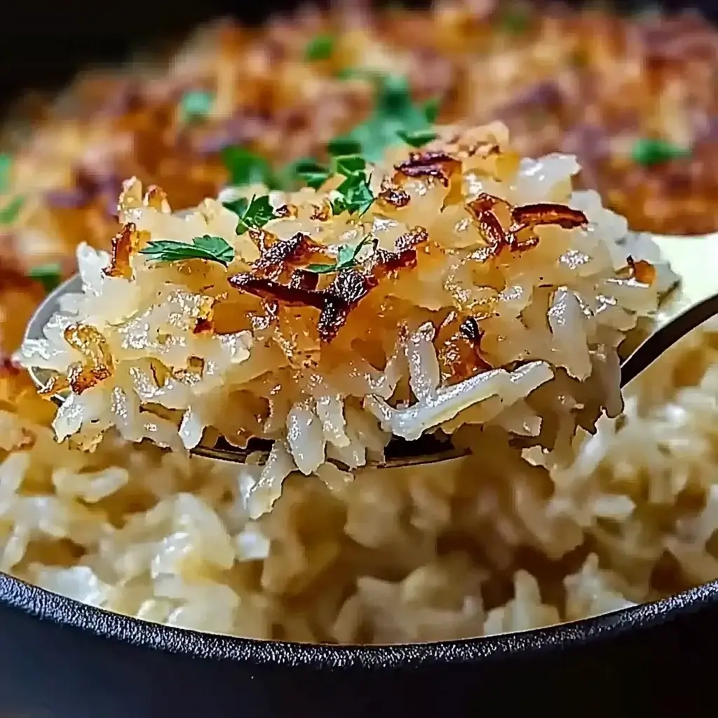 French Onion Butter Rice: A Creamy Delight Awaits!