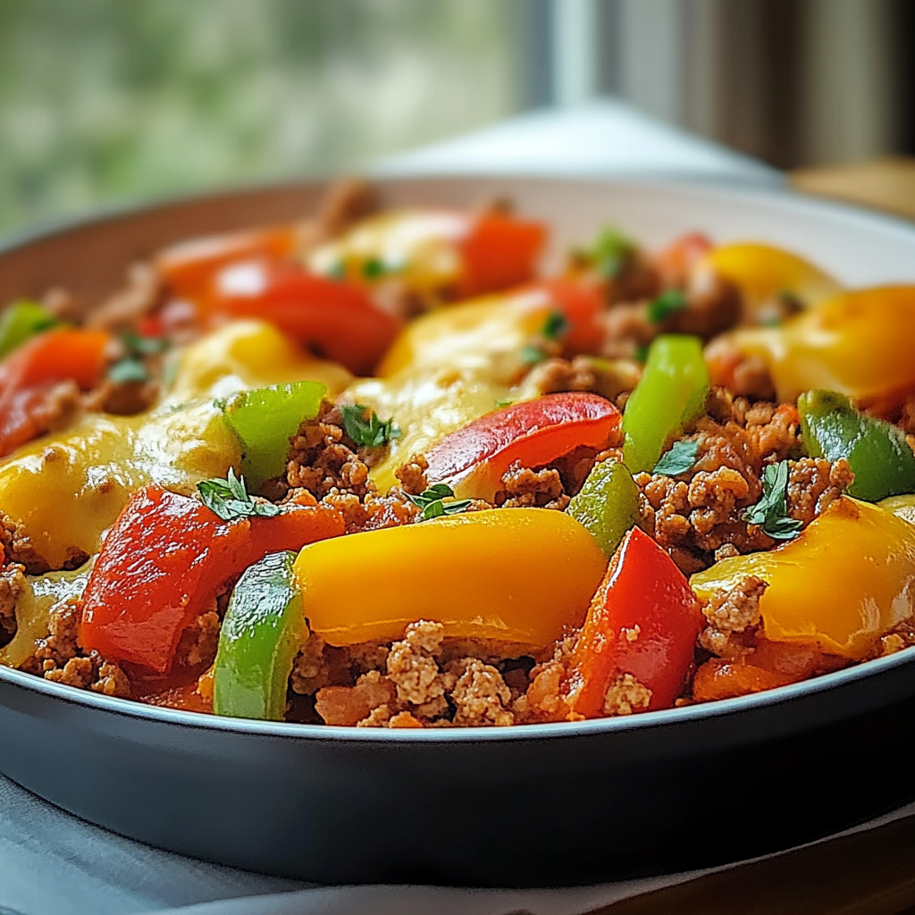 Ground Turkey and Peppers Skillet: A Quick, Tasty Meal!