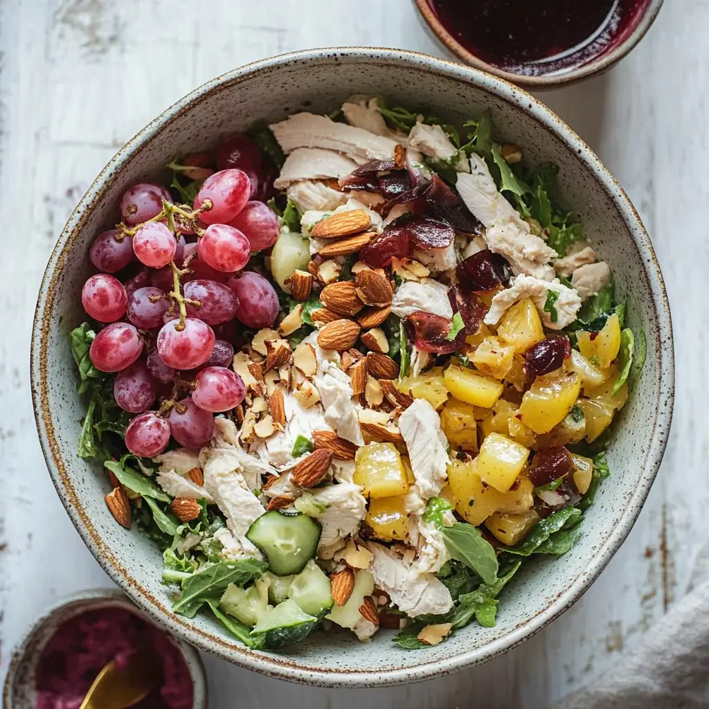 Rotisserie Chicken Salad with Grapes and Almonds delights!