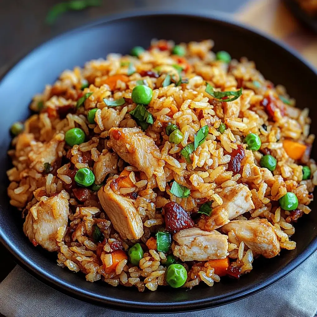 BBQ Chicken Fried Rice: A Quick and Flavorful Dinner!