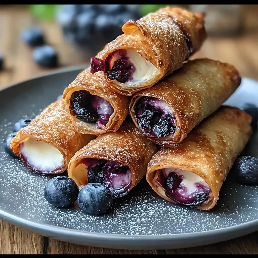 Blueberry Cream Cheese Egg Rolls: A Sweet Delight Recipe!