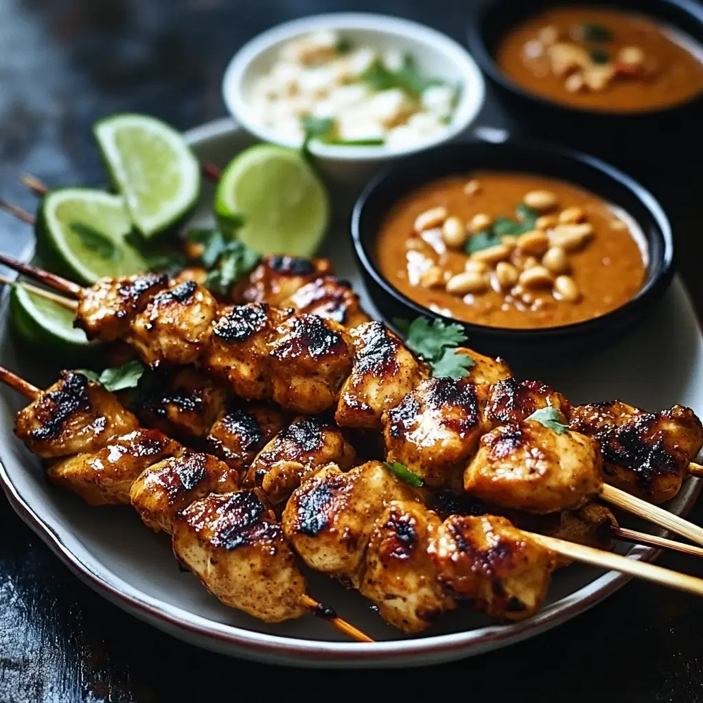 Chicken Satay with Thai Peanut Sauce: A Delicious Recipe!