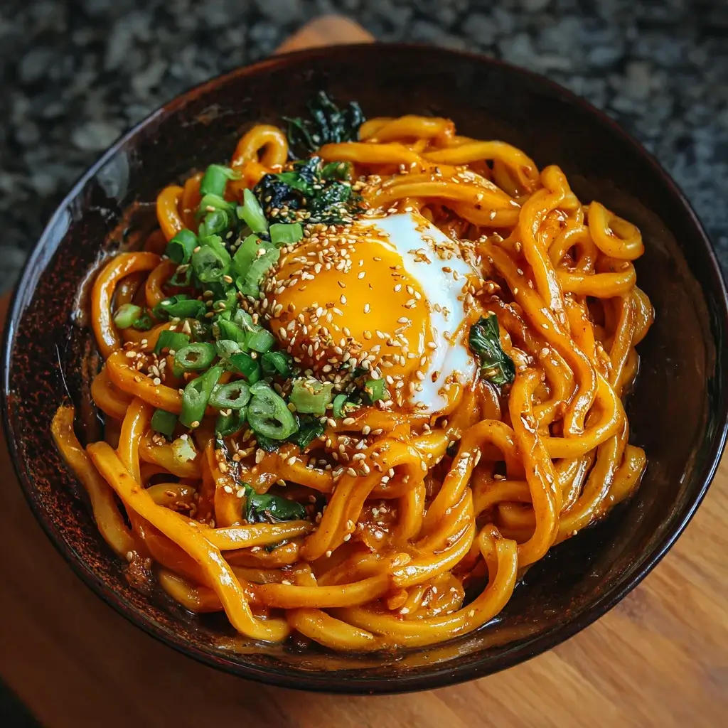 Creamy Gochujang Udon Noodles: A Flavorful Delight!
