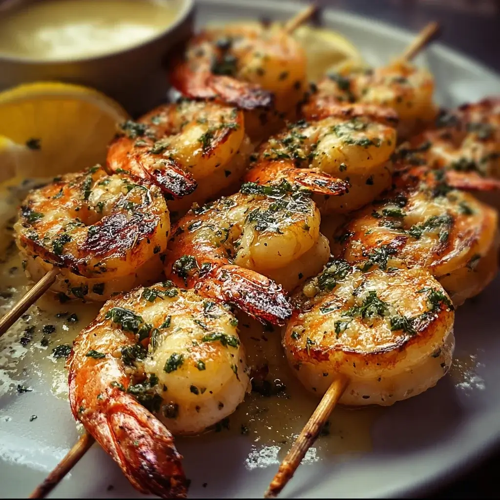 Grilled Garlic Butter Shrimp Skewers: A Must-Try Recipe!