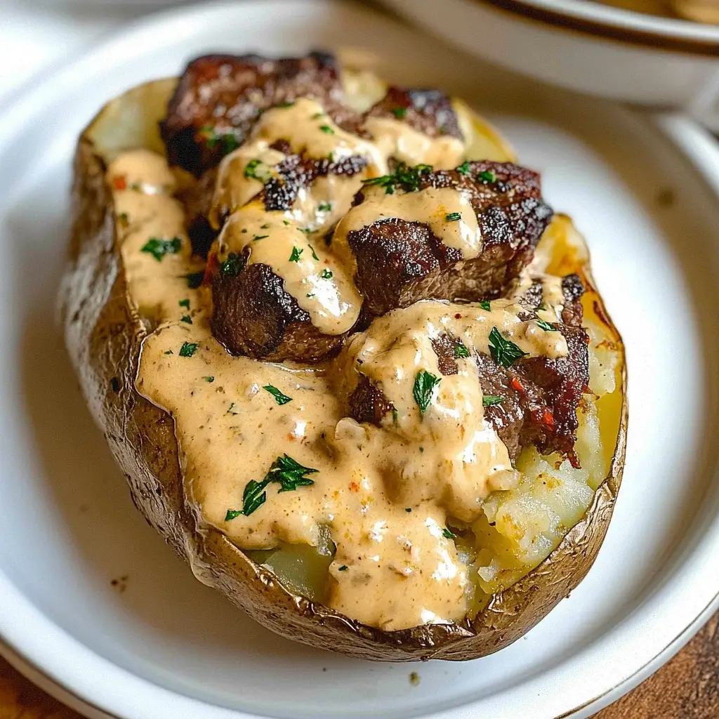 Loaded Baked Potato with Steak: A Perfect Dinner Delight