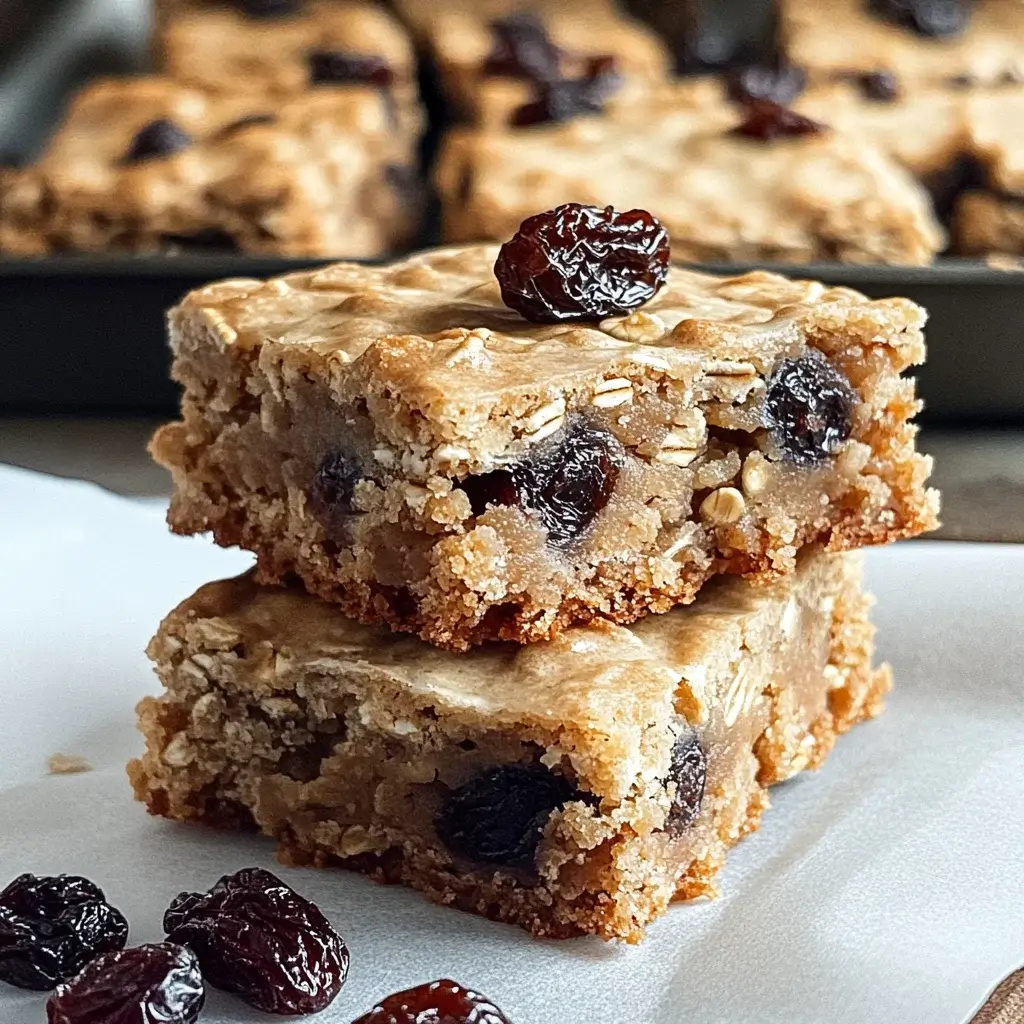 Oatmeal Raisin Cookie Bars: A Delicious Family Treat!