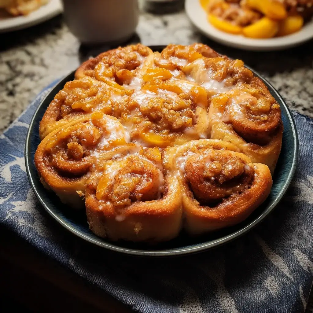 Peach Cobbler Cinnamon Rolls: Your New Favorite Recipe!