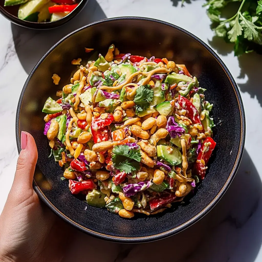 Peanut Crunch Salad: A Refreshing and Nutty Delight!