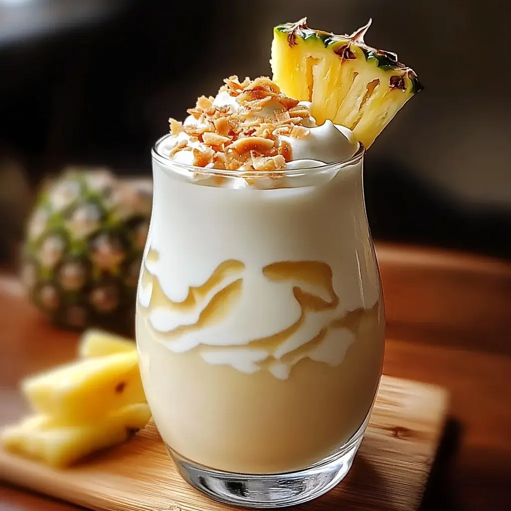 Pineapple Coconut Milkshake: A Creamy Tropical Delight!