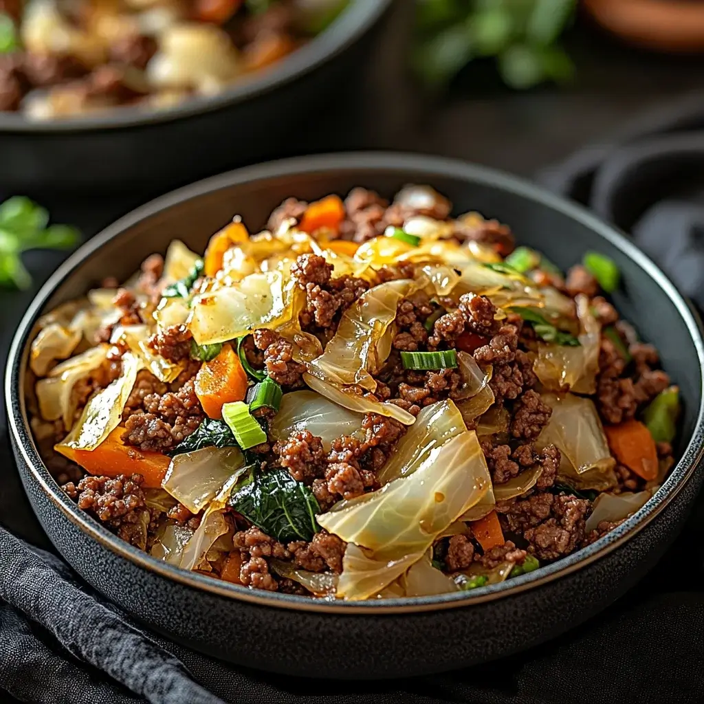 Savory Ground Beef and Cabbage Stir-Fry: Quick & Delicious!