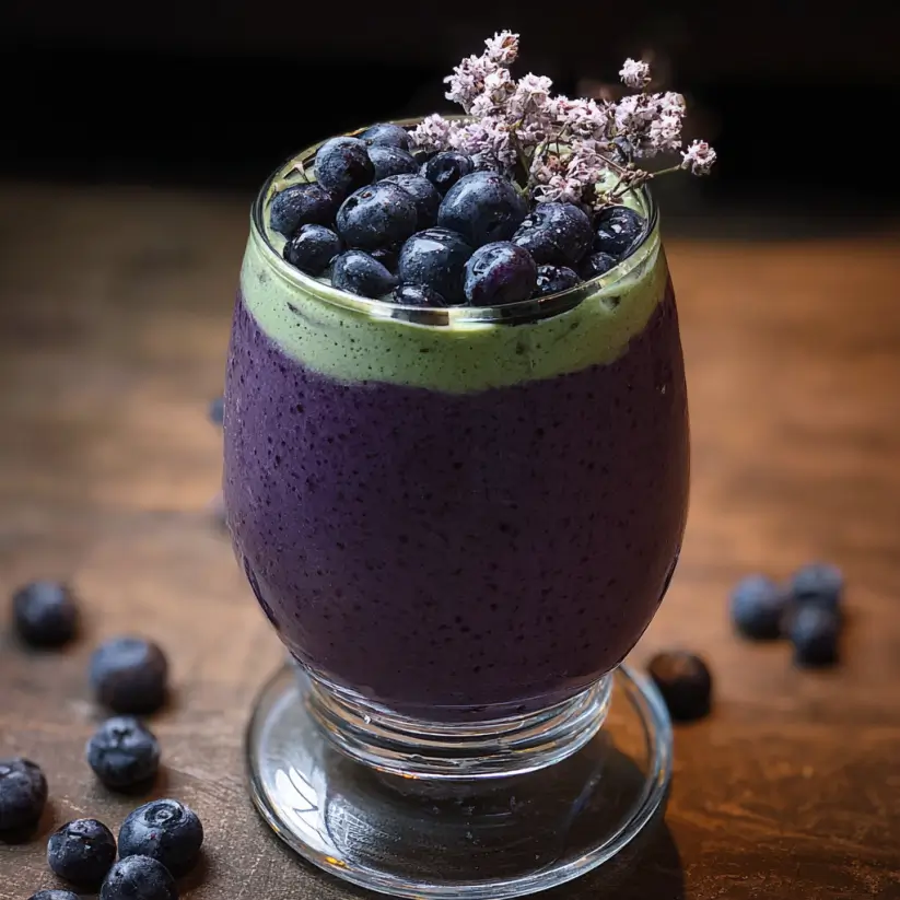 Wild Blueberry Vanilla Matcha Smoothie Recipe You’ll Love!
