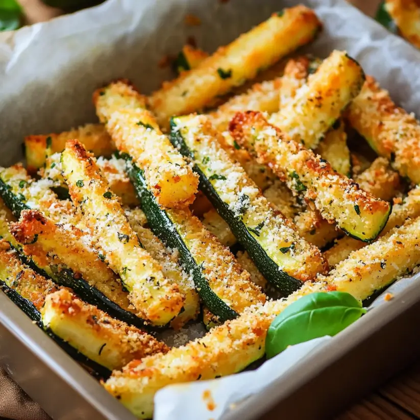 Baked Parmesan Zucchini Fries: Irresistibly Healthy Delight!
