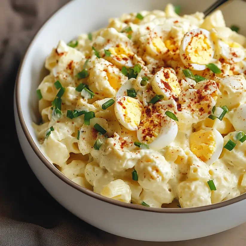 Creamy Deviled Egg Pasta Salad: A Perfect Picnic Delight!