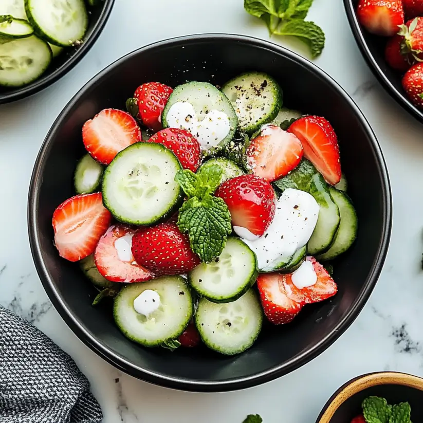 Cucumber Strawberry Salad: Refreshing and Delicious!