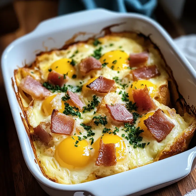 Eggs Benedict Casserole: A Delicious Brunch Delight!