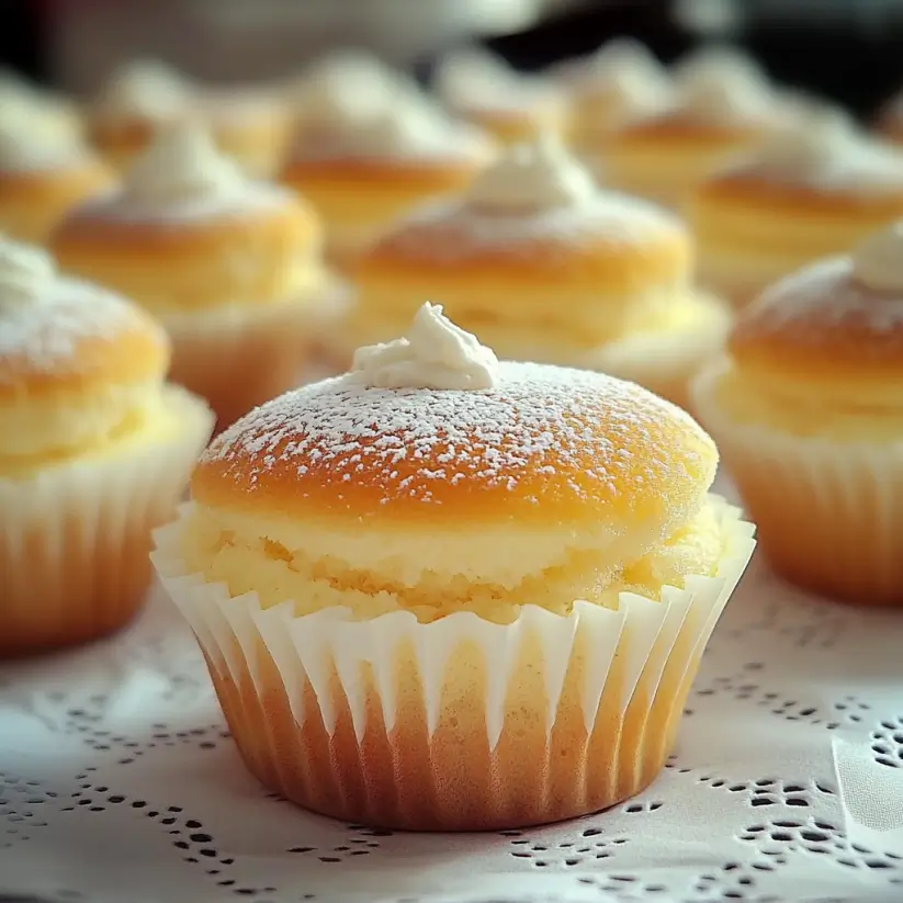 Fluffy Japanese Cotton Cheesecake Cupcakes: Light and Delicious!