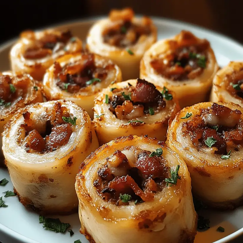 Garlic Butter Bacon Cheeseburger Roll-Ups You Must Try!