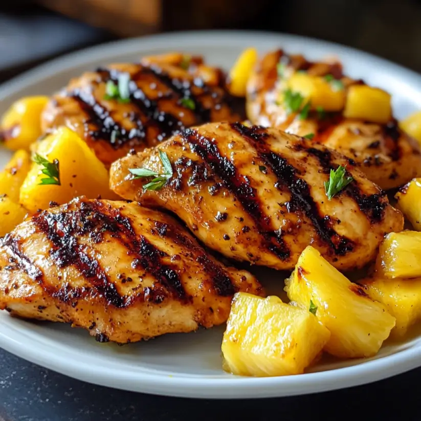 Grilled Mango Pineapple Chicken is a Must-Try Delight!