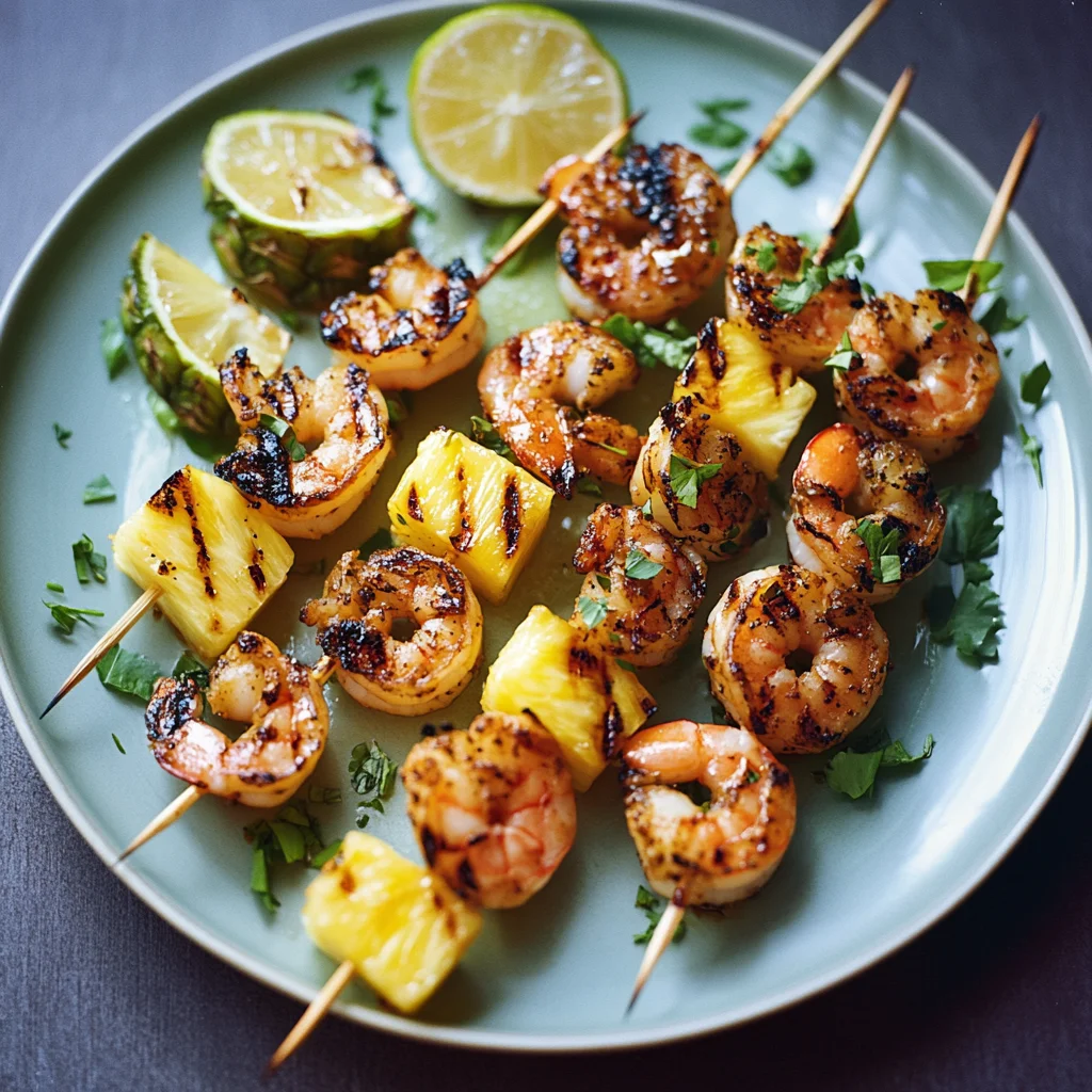Grilled Shrimp and Pineapple Skewers: A Tasty Delight!