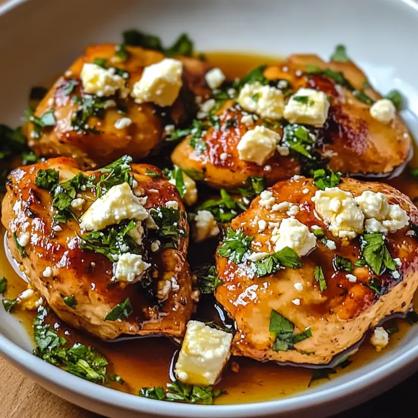 Hot Honey Feta Chicken: A Sweet and Spicy Delight!