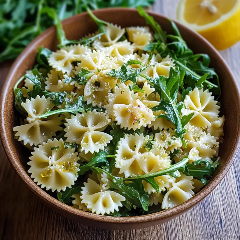 Lemon Arugula Pasta Salad: A Refreshing Summer Delight!