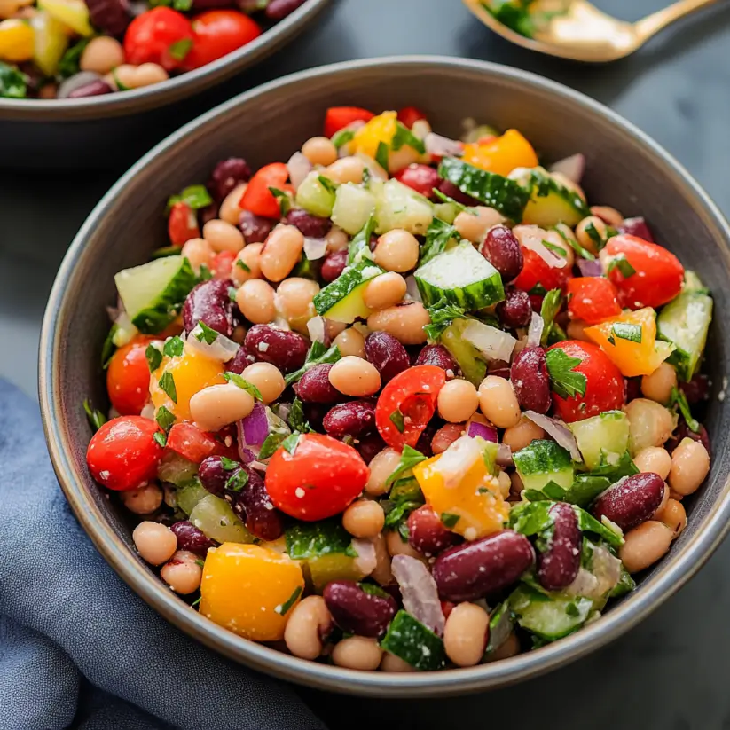 Mediterranean Protein-Packed Bean Salad: Try This Fresh Recipe!