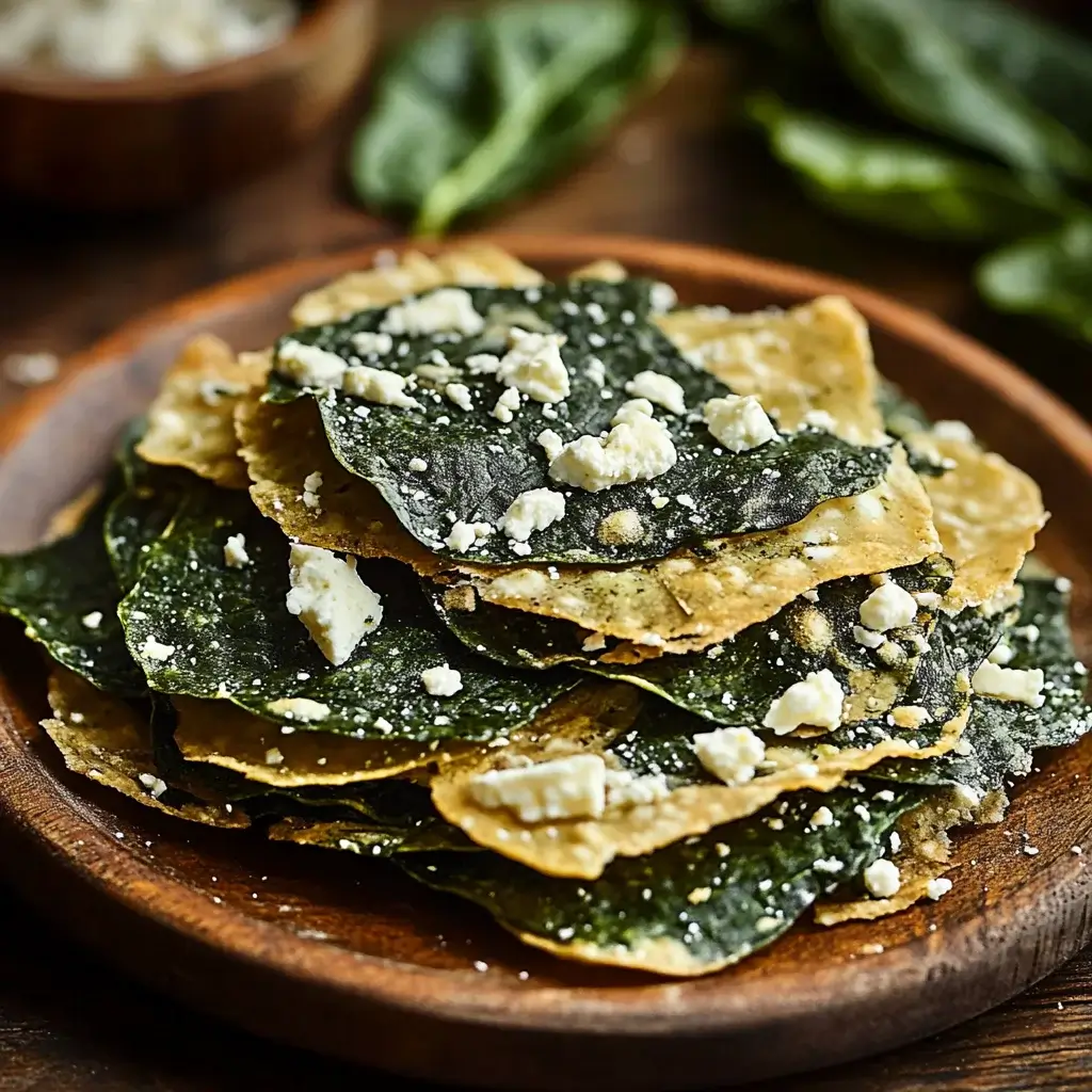 Mediterranean Spinach and Feta Crisps: A Tasty Delight!