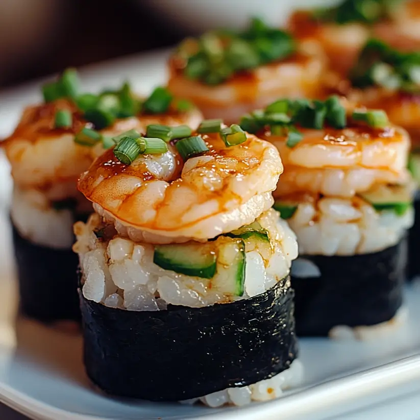 Spicy Shrimp Sushi Stacks: A Delightful Dish to Try!