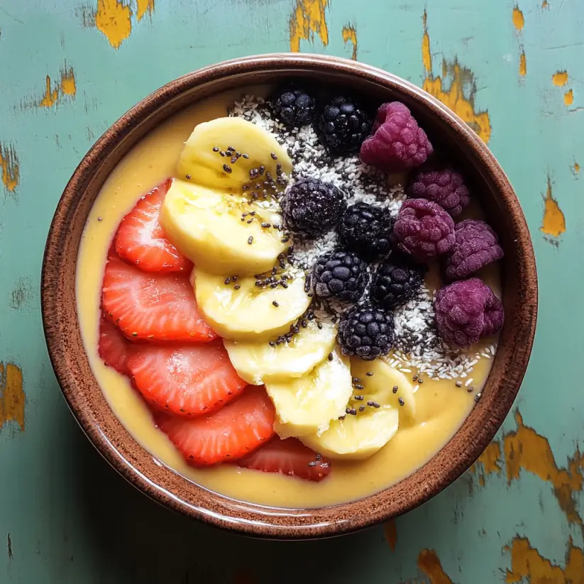 Tropical Paradise Smoothie Bowl: Refreshing Recipe Inside!