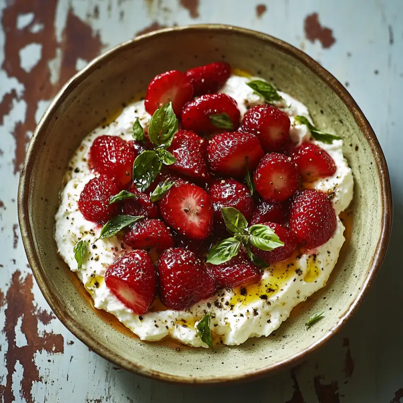 Whipped Feta with Roasted Strawberries: A Tasty Delight