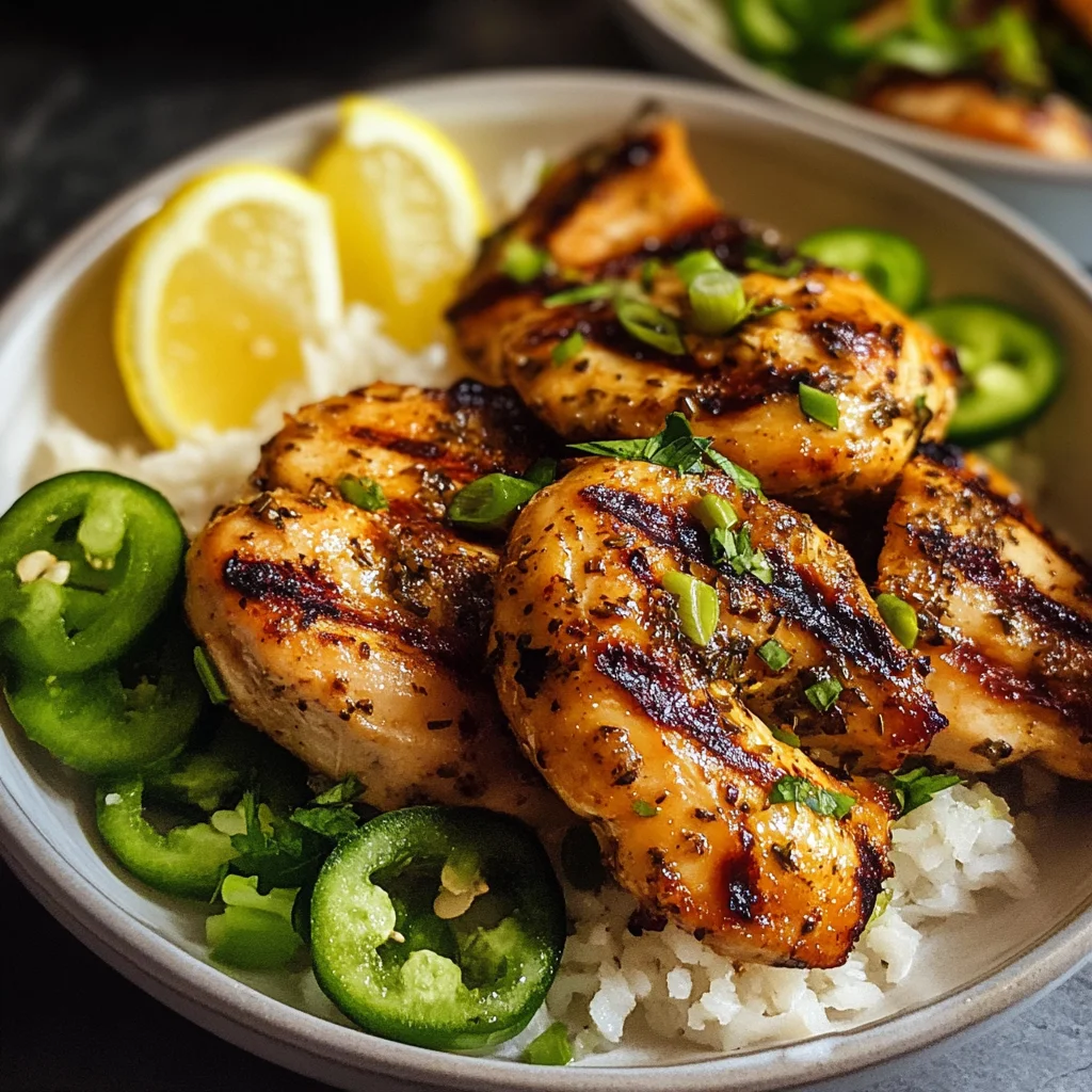 Zesty Lemon Herb Grilled Chicken for a Flavorful Meal