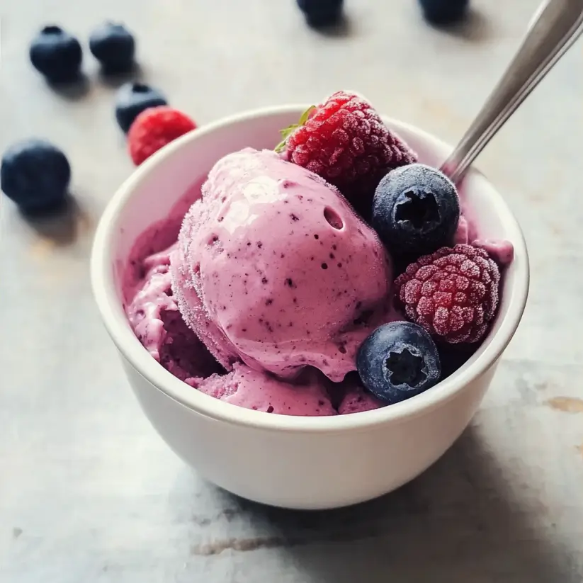 Frozen Berry Yogurt Delight: A Creamy, Sweet Treat!