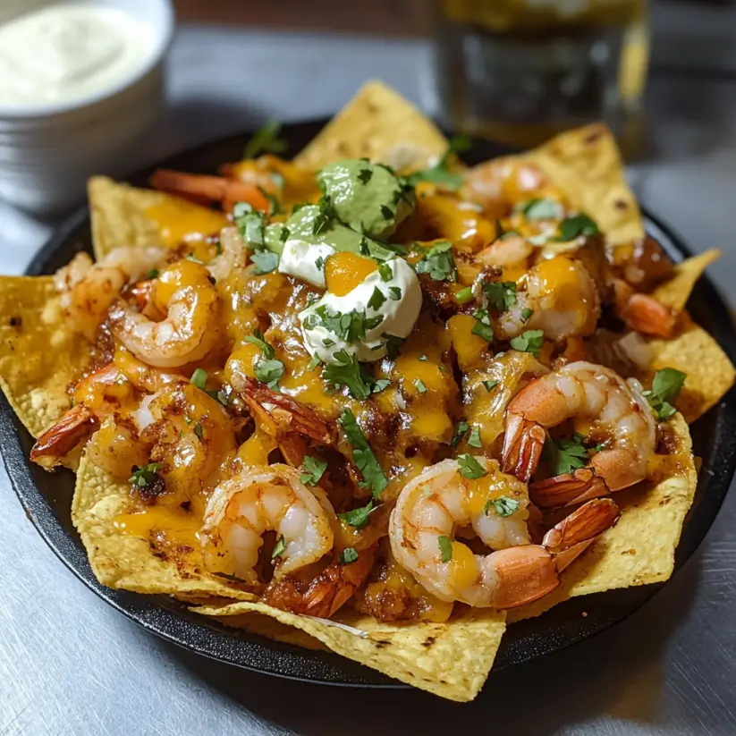 Shrimp and Honey Nachos: A Flavorful Twist to Nachos!