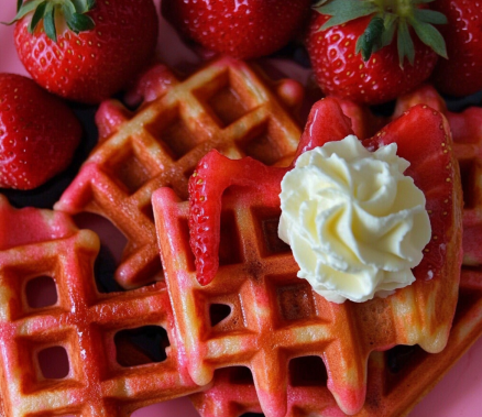 Strawberry Waffles with Whipped Cream: A Delightful Treat!