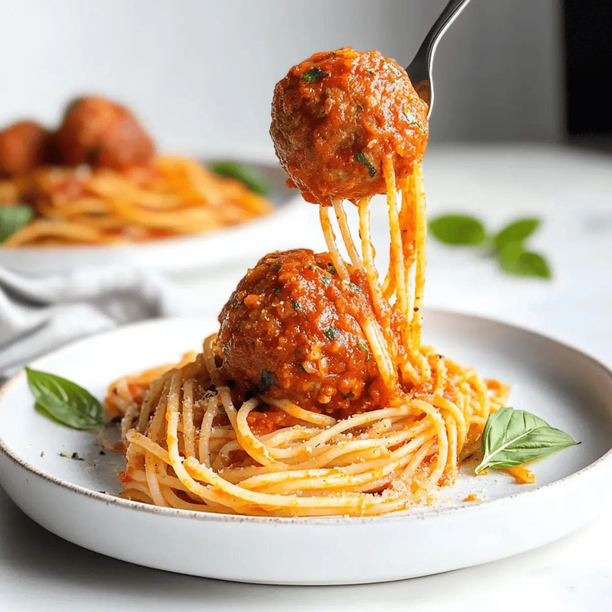 Spaghetti with Giant Meatballs: A Comforting Family Feast