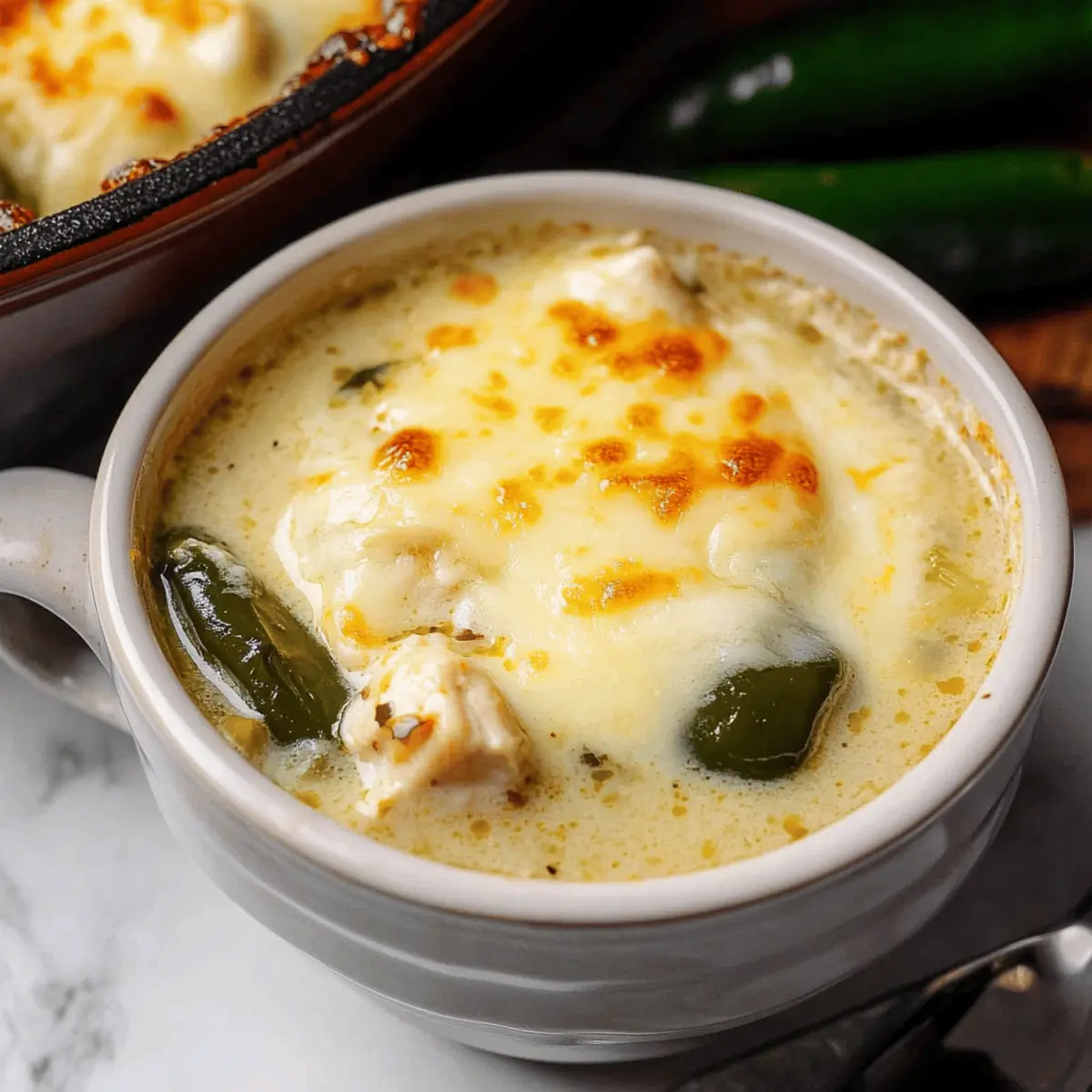 Creamy Chile Relleno Soup That's Low-Carb & Full of Flavor