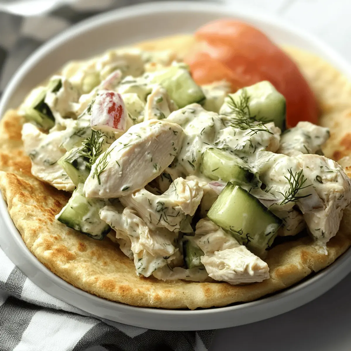 Tzatziki Chicken Salad: Fresh, Flavorful Make-Ahead Delight