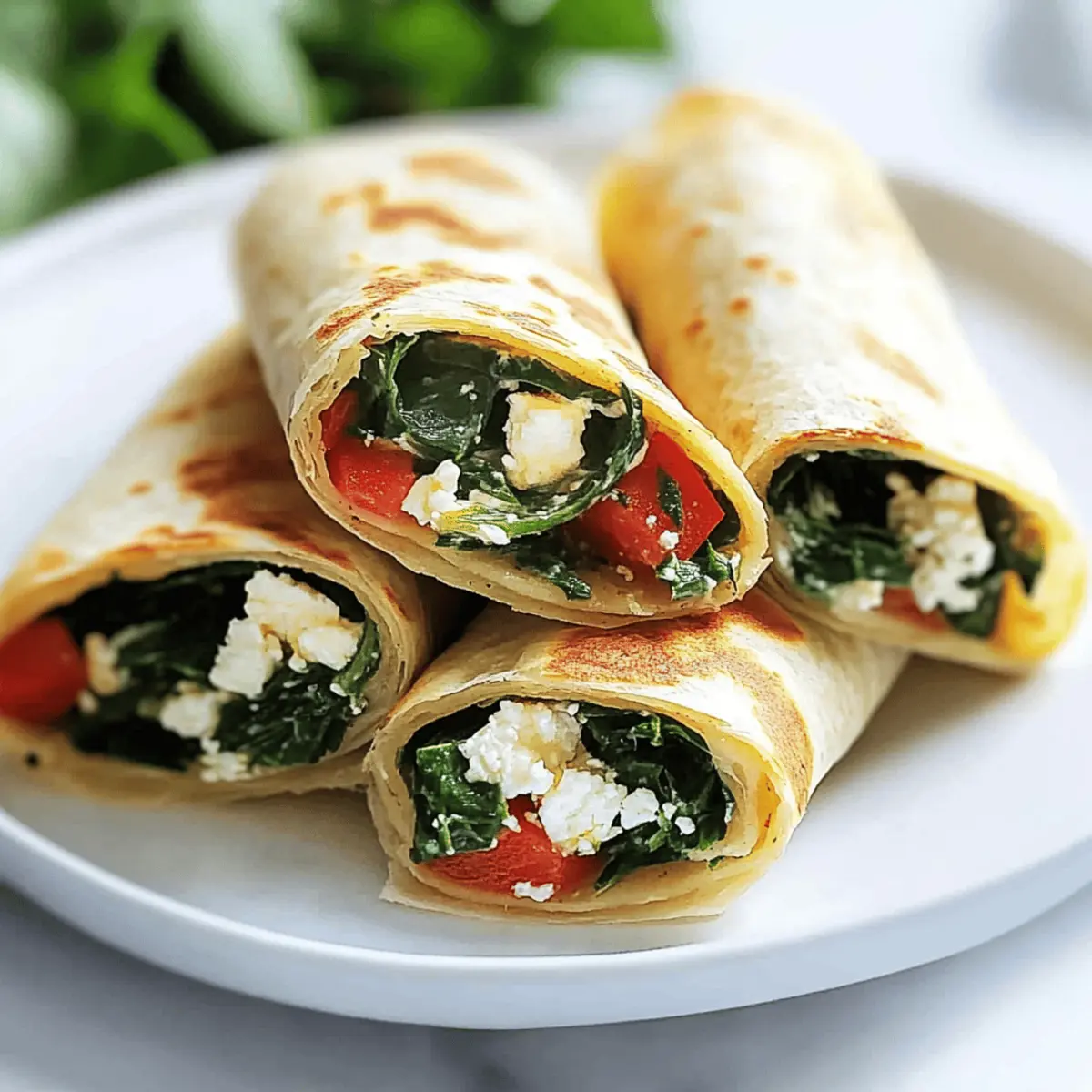 Flavorful Spinach Feta Wraps for Easy Meal Prep Magic