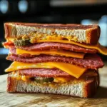Fried Bologna Sandwiches