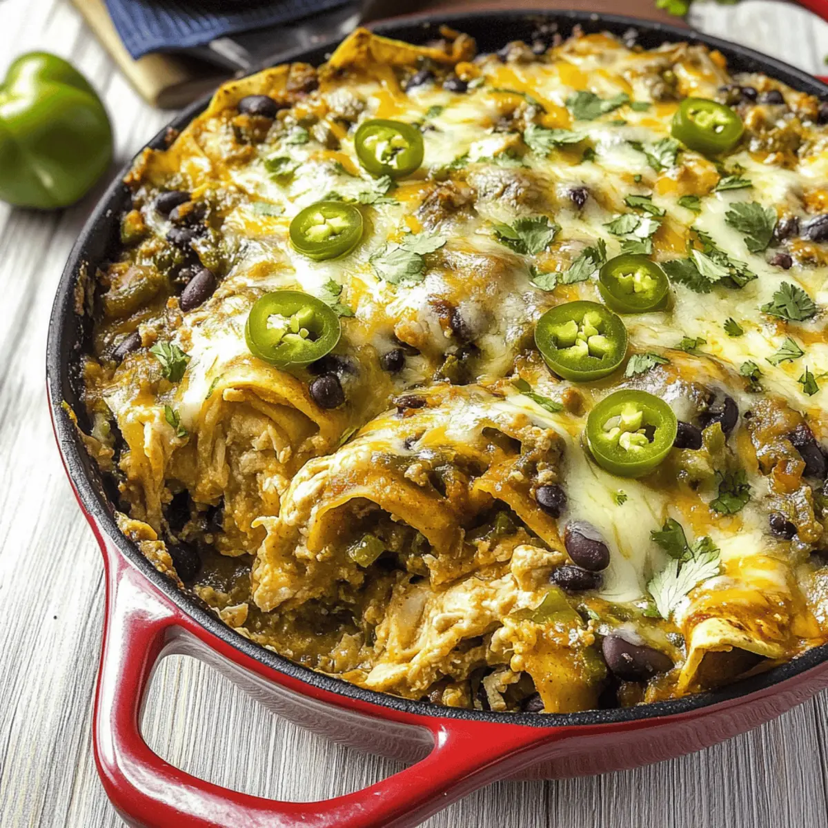 Savor the Comfort of Chicken Enchilada Casserole Tonight