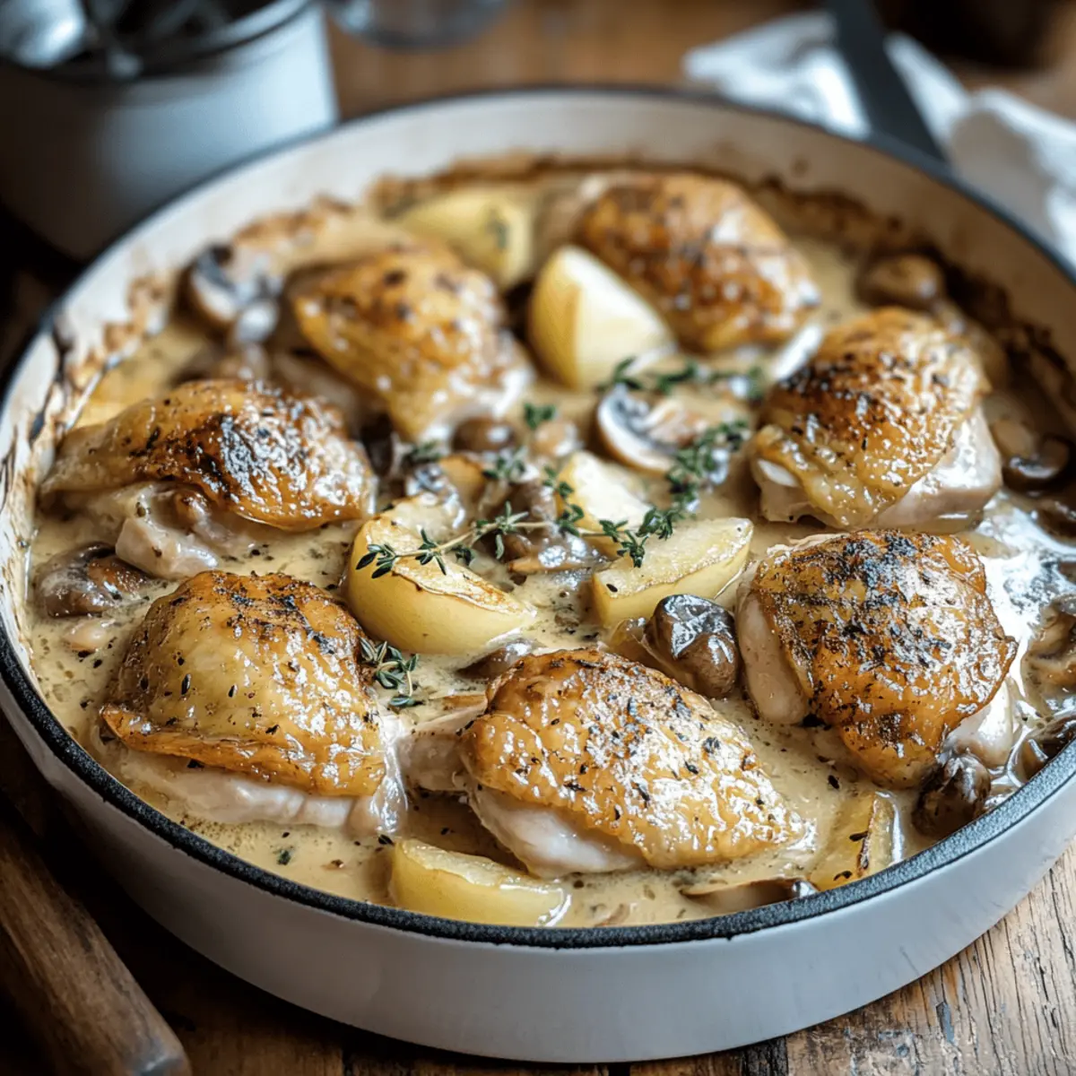 Savory Chicken Casserole à la Normande for Cozy Nights
