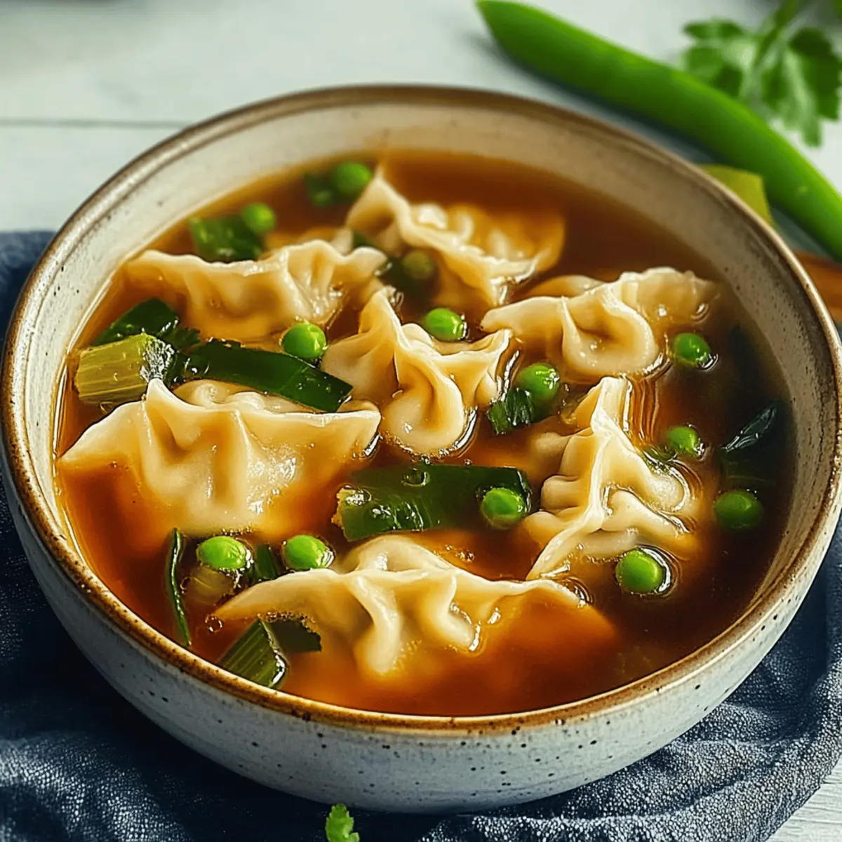 Delicious Potsticker Soup in Under 30 Minutes for Cozy Nights