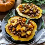 Apple Stuffed Acorn Squash