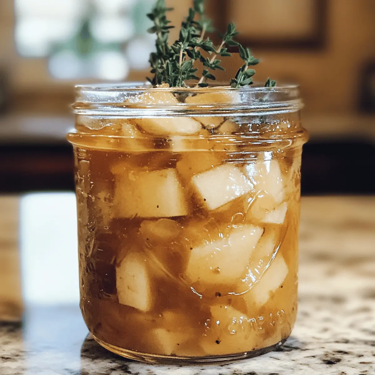 Cozy Up with Homemade Apple Thyme Jam for Fall Delights