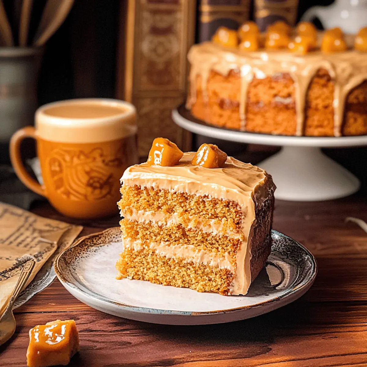 Magical Harry Potter Butterbeer Cake to Delight Your Senses