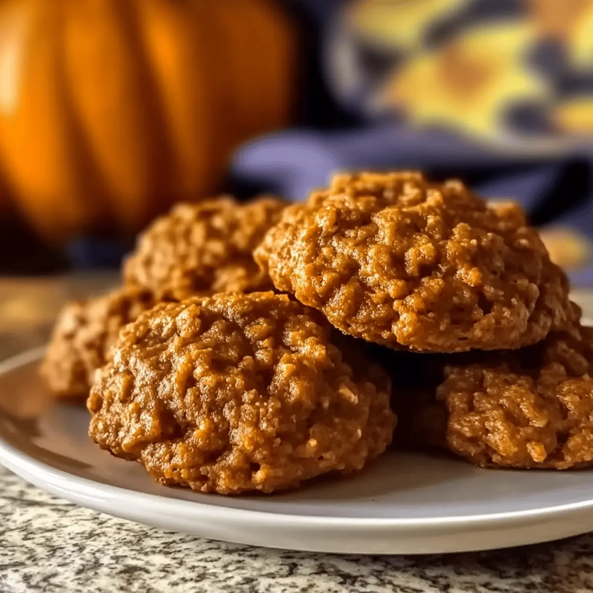 Pumpkin Spice No Bake Cookies That Warm Your Heart