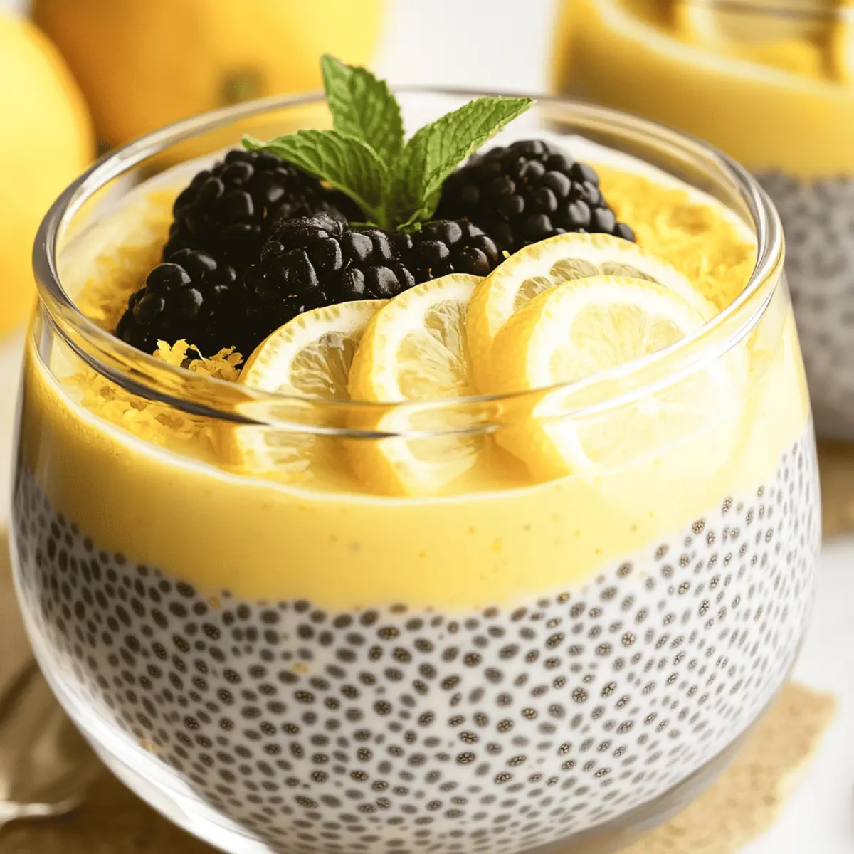 Lemon Cream Chia Pudding: A Refreshingly Creamy Delight